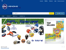 Tablet Screenshot of abcvendingproducts.com